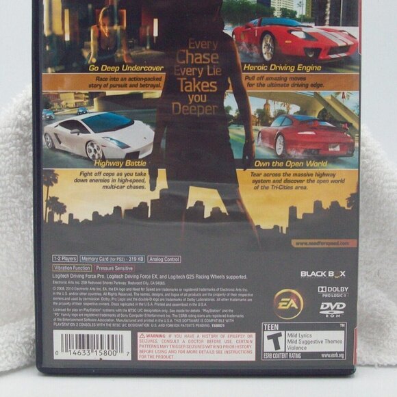 Sony Playstation PS2 Need for Speed Undercover Greatest Hits EA Games Video Game - Picture 5 of 8